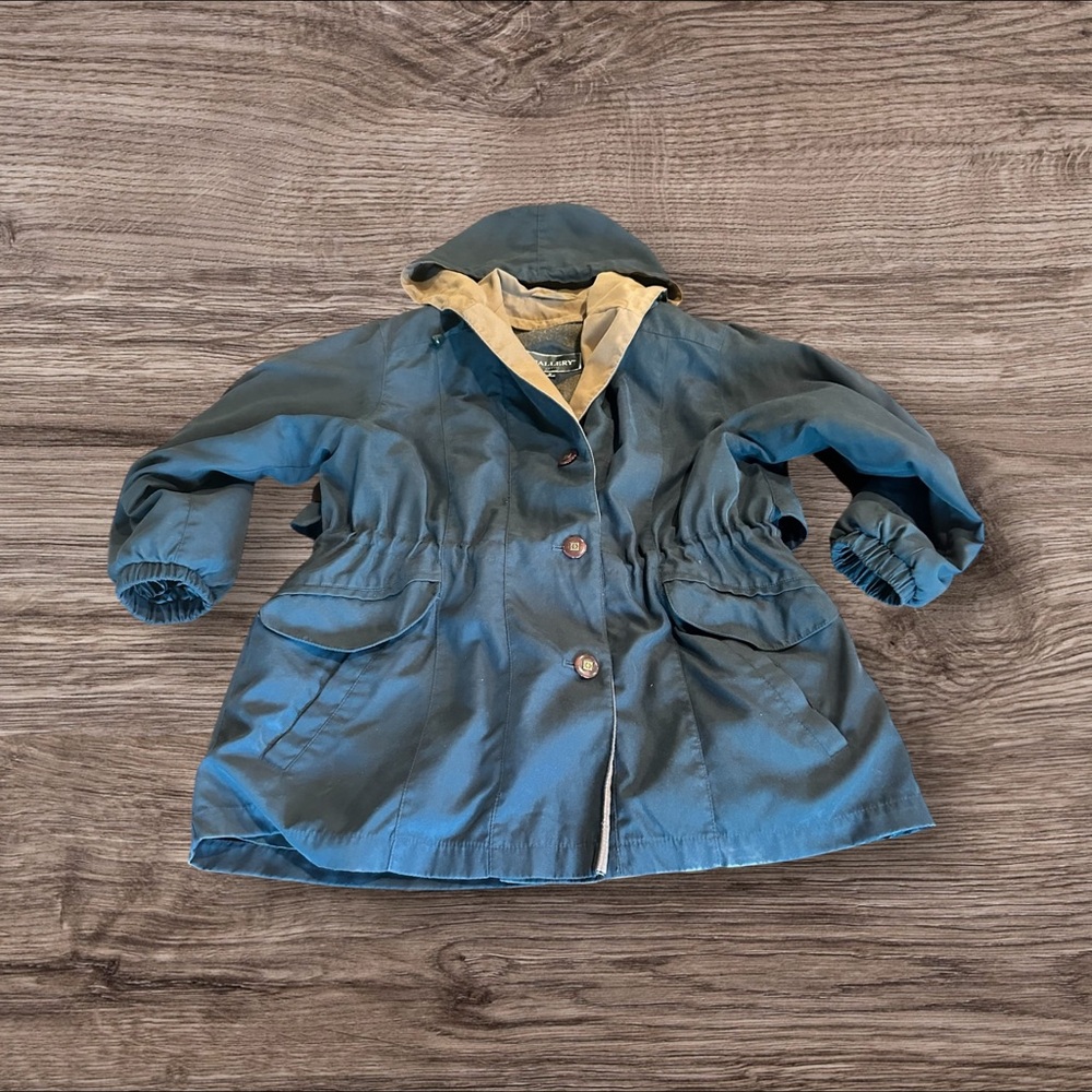 Gallery Petites Women’s Hooded Parka Coat Jacket Size Petite